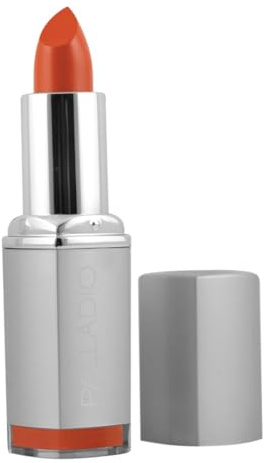 Palladio Herbal Lipstick, Rich Pigmented and Creamy, Infused with Aloe Vera, Chamomile & Ginseng, Prevents Lips from Drying, Combats Fine Lines, Long Lasting Lipstick, Golden Orange