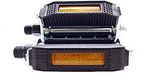 Raleigh - REA268 - Leisure Cycling Bicycle Pedal with 9/16 Inch Axle and Rubber Body in Black