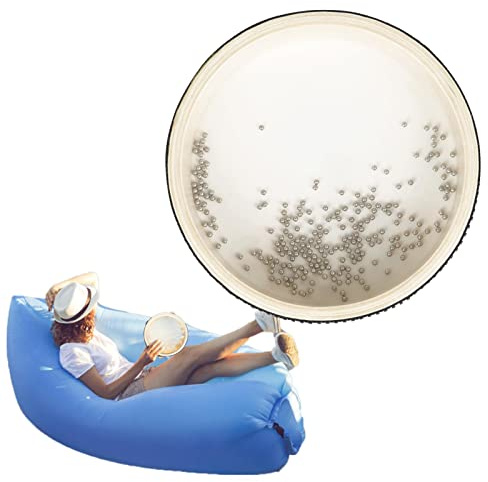 VENTDOUCE Tamburo delle Onde dei Suoni 'Oceano | Bead Sea Drum Tamburo a Mano Tamburello Crea Suono del Mare - Tamburo Solido e Robusto a Onda, Tamburo a Onda a percussione per Regalo