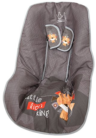 Funda para silla de Automóvil, Universal Grupos 0/1/2, Cubre arnés de regalo!!! (Lion)