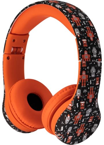 Snug Play+ Kids Headphones with Volume Limiting for Toddlers (Boys/Girls) - Robots