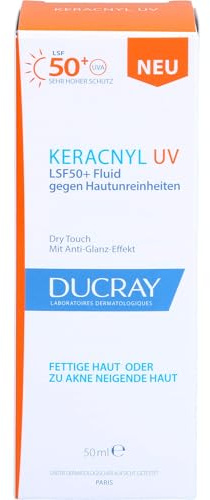 DUCRAY KERACNYL UV LSF 50+ Fluid gegen Hautunreinheiten, 50 ml Creme