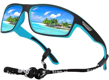 SKYWAY Polarisierte Sonnenbrille Herren, Sportbrille Fahrradbrille Herren Damen zum Baseball Laufen Radfahren Angeln Golfen UV400-Schutz Sonnenbrille