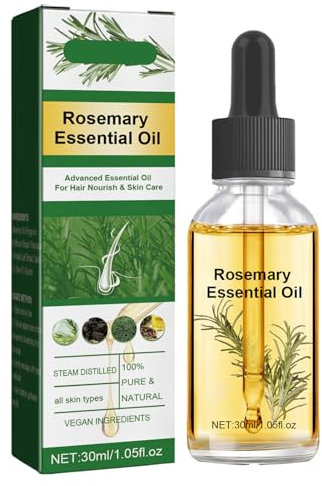 Crescita dei Capelli Con Olio Di Rosmarino Sieri Biologici Con Oli Essenziali Di Rosmarino Puro Naturale Cuoio Capelli E Olio Rafforzante 30 Ml Per Una Cura Più Lucida dei Capelli