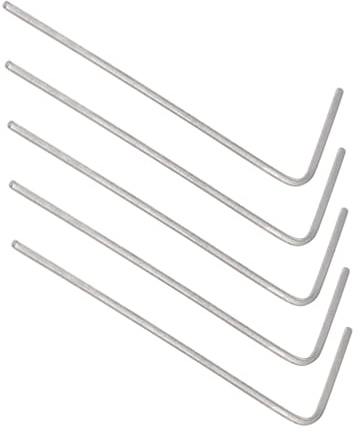 CoCud L-Handle Hex Key Wrench, 0.7mm Metric, CR-V L-Shape Hexagon Head Spanner - (Applications: for Home Repair and Mechanical Maintenance), 5-Pieces