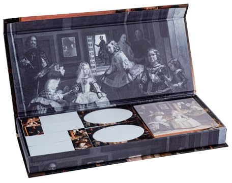Set mit dekorativen Haftnotizen, präsentiert in einer Box mit Magnetverschluss (Minina)