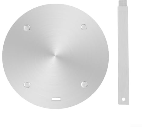 Design antique, plaque diffuseur de chaleur en acier inoxydable, plusieurs tailles disponibles (D)