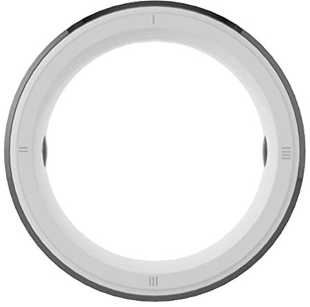 Aizuoni Anello Multifunzione | Fitness Tracker in Ceramica Smart - Dispositivo indossabile Intelligente elettronico, Anello tecnologico con 6 Carte RFID per Ragazzi, Ragazze, Donne, Uomini