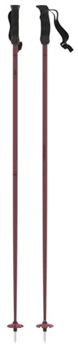 ATOMIC Cloud skidstavar – Maroon – längd 110 cm – högkvalitativ aluminium-skidstång – ergonomiskt handtag för mer grepp – stav med 60 mm pisttallrik – nybörjarstavar