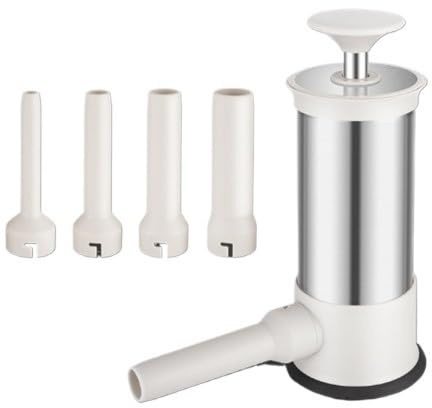 Insaccatrice per Salsiccia Grande Manuale Creatore Di Salsiccia Polpetta Stufer Stuffer Fatto In Casa A Duplice Uso Strumento Riempimento Macchina Stampo Carne For Kitche(L)