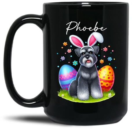 Taza Desayuno Schnauzer Gigante Café Taza Decorativa Tazas Café Divertido Tazas Cafés De Cerámica Para Pareja Regalo Compañeros 330 Ml