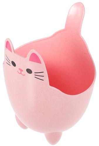 OSALADI Poubelle pour Chat en Plastique Rose Mini Corbeille à Déchets de Bureau Compacte Poubelle de Table Multifonctionnelle pour Maison Chambre ou Camping-Car Petit Bac Kawaii pour