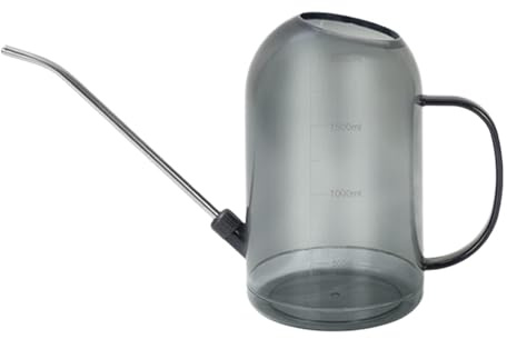 BLWOTMOR Regadera de Gran Capacidad, Regadera para Plantas de Interior, Regadera para Flores, Regadera con Larga para Regar Materiales, Gris