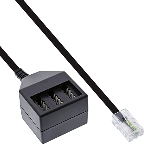 InLine 69942 TAE Adapterkabel, RJ45 St auf TAE NFN Dose, 20cm