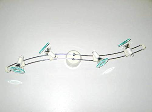 LED Deckenbogen Fassung G5,3, 4 x 5W mit Acrylglasring Deckenlampe Spot Strahler Deckenleuchte