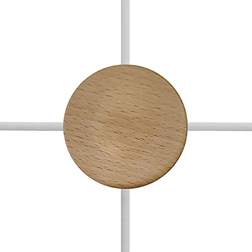 SCATOLA DERIVAZIONE IN LEGNO Ø100MM 4 FORI LATERALI