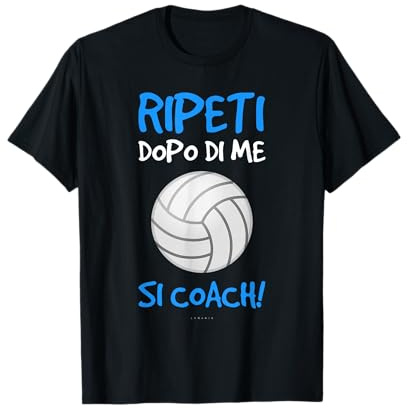 Maglietta Volley Coach Divertente Regalo Giocatore Pallavolo Maglietta