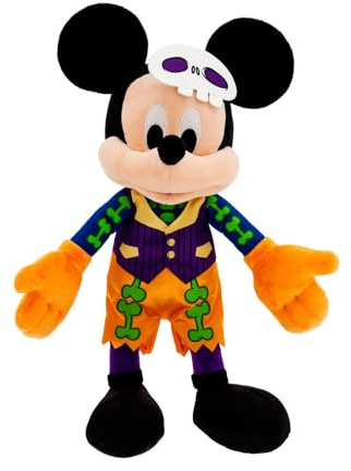 Disney Store Official Mickey Mouse Glow-in-The-Dark Halloween 2023 Plush – Medium 15 inch – Exclusive Festive Edition – Spooky Nighttime Companion for All Ages