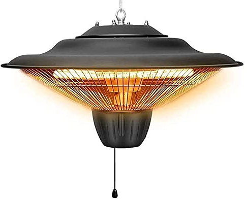 KUANGGE Riscaldatore Elettrico per Esterni, riscaldatore da soffitto per Patio, riscaldatore per Feste, Giardino, Balcone, Riscaldamento Impermeabile e Veloce