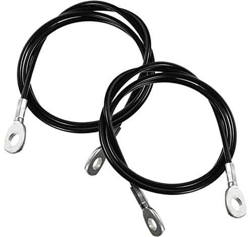 GAROZATION 2stücke -ersatzkabel Für Fitnessgeräte Trainingskabel Mit Pu-hülle Robustes Kabel Für Täglichen Gebrauch Professionelle Ersatz-Kabel Für Kabelzugmaschinen