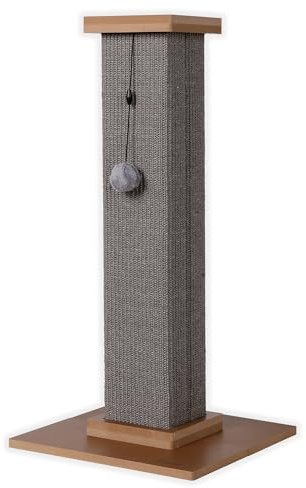 ULTRALARK Rascador para Gatos ultrarresistente, Gran Columna Romana Vertical con gisal Duradero y Resistente al Desgaste para Disfrutar rascando sin límites (Gris)