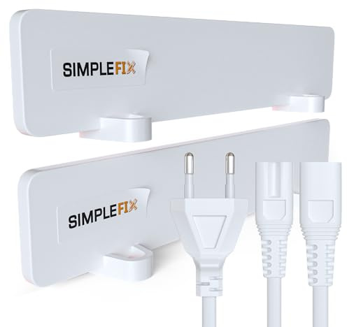 Simple Fix Schimmelentferner Wand & Bad, Duo Pack, Anti Schimmel Heizung, Infrarotheizung, Schimmelfrei ohne Chemie, Infrarot Wandheizung - 2 Stück