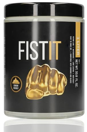 Pharmquest by Shots PHA074 Fist It wasserbasiertes Gleitmittel, Schwarz,, 1000 ml