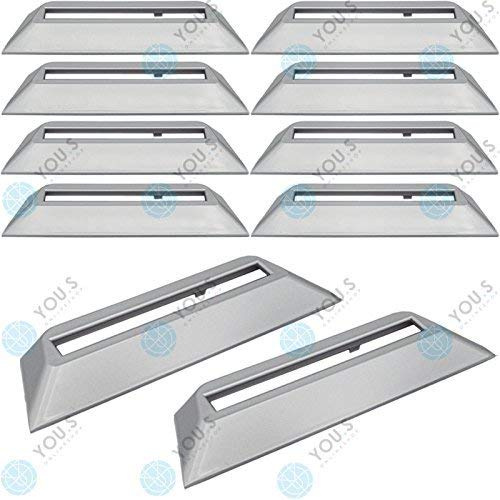 10 x YOU.S Felgenhalter Felgenständer in Chrom-Look für Tische ABS silber lackiert
