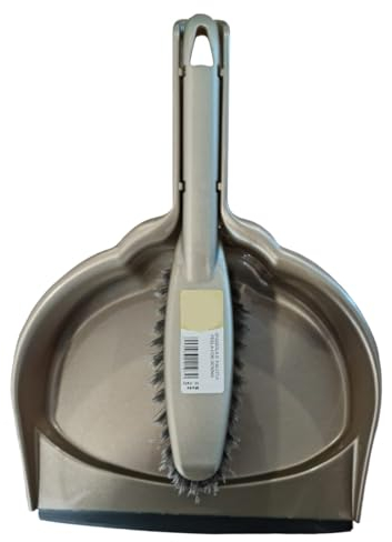 MAQA Scopetta e paletta in plastica, set Paletta 22x30 con spazzola ad incastro, paletta e scopino per immondizia