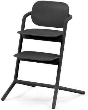 CYBEX Gold LEMO Hochstuhl, Mitwachsend von 3-99 Jahre, Stunning Black | Mitwachsend von 3 bis 99 Jahre, ab Geburt durch separate Aufsätze, ergonomische Sitzposition, Einhand-Verstellsystem
