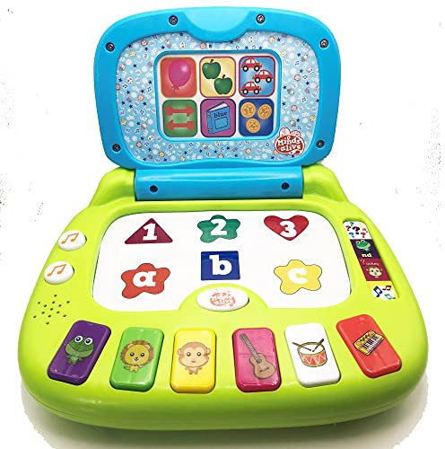Minds Alive MA03 Smart Laptop Toy for Kids-Helps Child Development, Listening and Attention Skills-Features Fun Interactive Learning Activities, 2+ Years, Blue