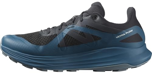 Salomon Ultra Flow Gore Tex Herren Trail-Laufschuhe, Outdoor-bereit, Dämpfung von der Straße bis auf die Trails, Gemischtes Gelände, Black, 46