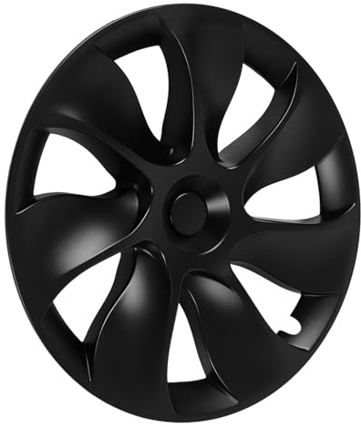 4 Stück Model Y Radabdeckung, 19 Zoll Radkappen, Personalisierte Felgenschutzabdeckung, Ersatz Radkappen, Außenzubehör, Leistungssteigerung für Modell Y 2020 Bis 2023