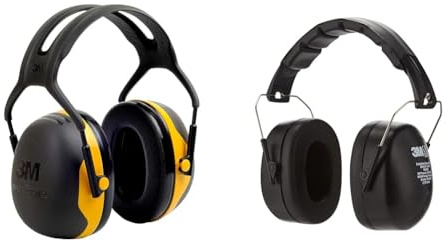 Peltor 3M Casque anti bruit X2 ; protection des oreilles, protection auditive & 3M Casque Antibruit Pliable 90563E, protection auditive confortable recommandée