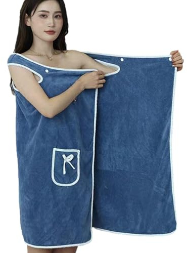 Aizuoni Handtuchkleid Damen, Saunakilt Duschmantel Für Damen, Duschhandtuch, Damenbademantel,Tragbares Handtuch Aus Korallenvlies | Tragbarer Dusch-Bademantel, Handtuchwickel, Schwimmhülle