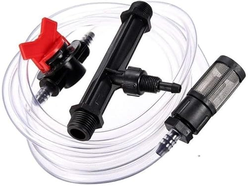 Venturi para Riego por Goteo 2 | Venturi Riego | Inyector de Fertilizante para Tuberia de Polietileno 63mm | Abonadora de Fertilizante | Inyector de Abono para Plantas con Llave