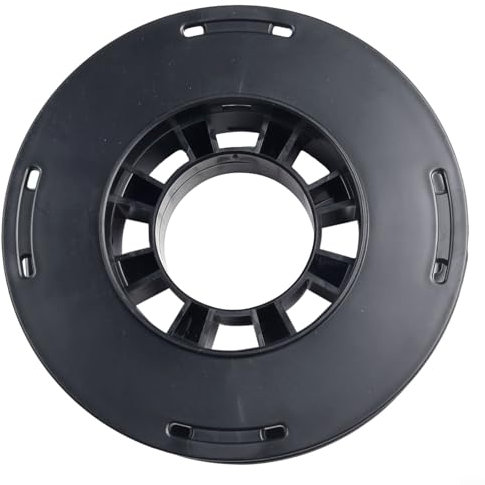 Gdfnmogo 150Mm Cable Reel,Empty Cable Wire Wrap Reel, 150Mm Diameter Black Plastic Storage Organizer For Christmas Light Rope Cable Filament