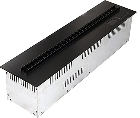 BGFYUSF Cheminée électrique Cheminée encastrée avec télécommande， cheminée électrique silencieuse à Panneau Mince avec minuterie， Couleur de Flamme et luminosité，2000mm