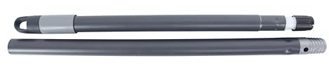 Maya - Palo para Recogedor de Basura de 72 cm con 2 Secciones Desmontables, Mango Resistente y Antideslizante, Rosca Universal de Ajuste Rápido y Preciso para Limpieza (Gris)