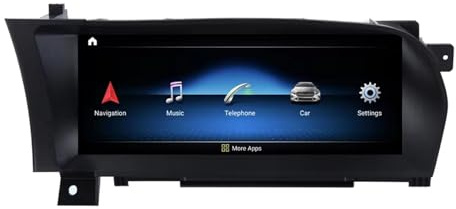 Radio estéreo para coche de doble DIN con Android 13 y Bluetooth para Mercedes Benz Clase W221 2009-2013, estéreo con pantalla táctil de 9 pulgadas y control de voz, Carplay, Wifi, control del volante