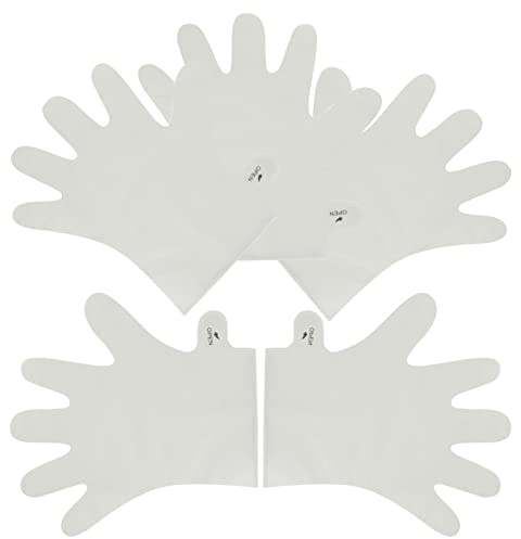 Healeved 5piezas Máscara Para Decoración De Uñas Hidratantes y Exfoliantes Para Manos Guantes Exfoliantes Para Cuidado De Manos Hidratantes Para
