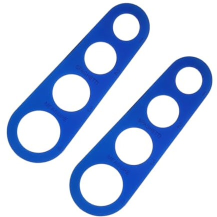 POPETPOP 2piezas Medidor De Pasta Para Espaguetis De Acero Inoxidable Regla Para Cocinar Pasta Herramienta Rápida Para Medir Espaguetis Utensilio Esencial De Cocina