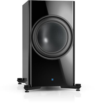 Nubert Zeo 8w | Subwoofer | Lautsprecher für Bass & Effekte | Frontfiresubwoofer mit Aktiv-Technik | Surround & Action auf höchstem Niveau | Schwarz