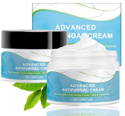 Antifungal Cream,2PCS Anti Jock Itch Skin Care Cream,Athletes Foot Cream,Anti Fungal Skin Creams,Natural Soothing Body Cream for Redness & Itch,Quickly Relief & Hydrating Formula