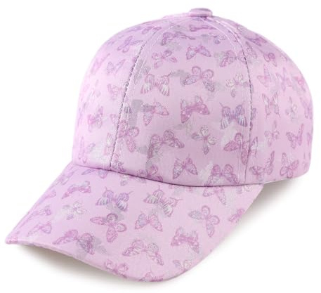 MniJiza Kindermütze Mädchen Sommer Sonnenhut Für Mädchen Katze Floral Schmetterlinge Baby Mütze