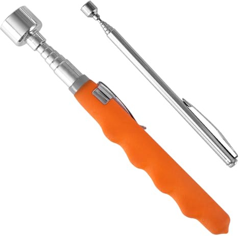Magnetisches Teleskop-Aufnahmewerkzeug-Set, 2 Stück, Teleskop-Magnetstab, nützlich für schwer zugängliche, enge Räume, Mechaniker, Automobil, Zuhause – cooles Gadget, Strumpffüller für Männer, Ehemann