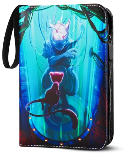 Sammelkarten Album Groß for pokemon - Wasserdicht Karten Sammelalbum Hefter | 50 Doppelseitig • 900 Karten Kapazität • 9 Taschen/Seite • PU-Leder • Card Binder Karten Heft Buch