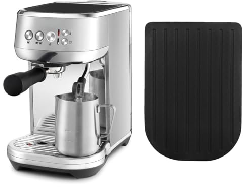 Top Protective Pad for Breville Bambino Plus Espresso Machine Top Cover Mat Coffee Machine Tamper Mat Dustproof Protective Cover Pad (Black)