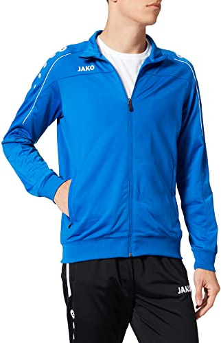 JAKO Herren Polyesterjacke Classico, Royal, XL