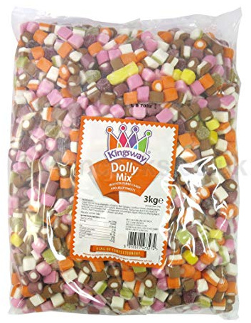 Kingsway Pick N Mix Dolly Mixtures Old Fashion Retro Sweets Wholesale Candy (3Kg)